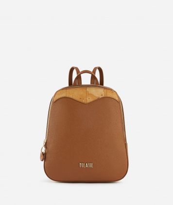 Florida City backpack Leather Brown