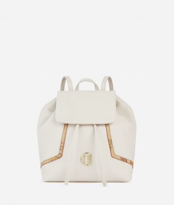 Crystal River flap backpack Ivory