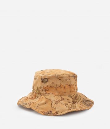 Canvas bucket hat with overlapping brim Geo Classic