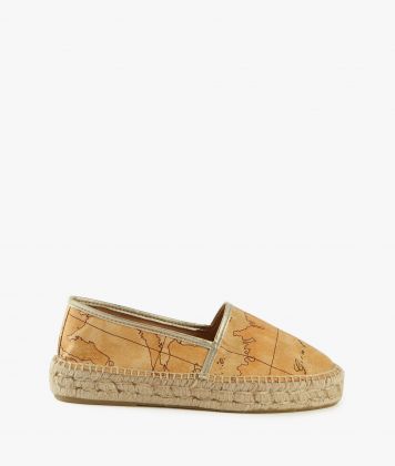 Espadrillas in reps stampa Geo Classic Naturali