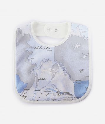 Bavaglino in cotone Geo Lord Azzurro