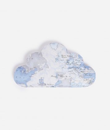 Cloud-shaped pillow Light Blue