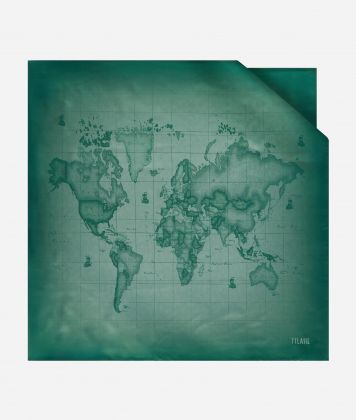 Geo Gradient foulard 90x90 Jade Geo Gradient foulard 90x90 Jade