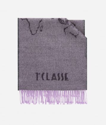 Geo Filetto scarf 40x180 Petunia Violet Geo Filetto scarf 40x180 Petunia Violet