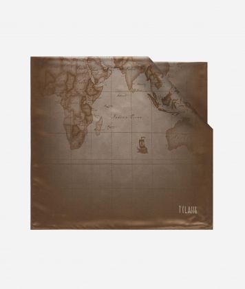 Sciarpa Geo Sfumato 45x170 Taupe Scuro Sciarpa Geo Sfumato 45x170 Taupe Scuro