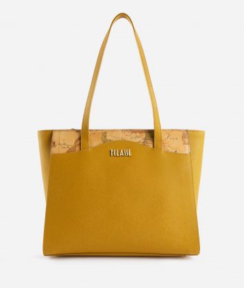 Digital City medium shopper bag Oil Yellow
