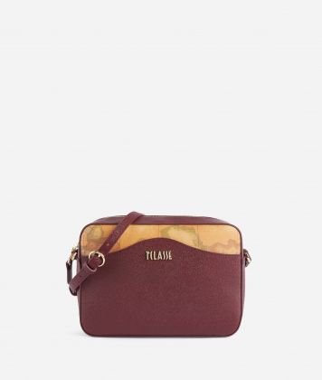 Digital City reporter crossbody bag Burgundy