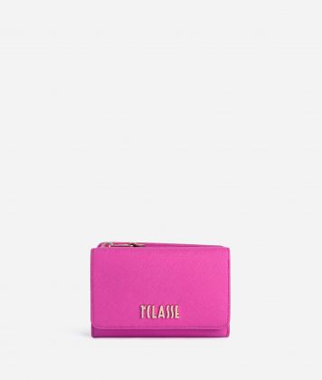 Digital City medium bifold wallet Magenta Digital City medium bifold wallet Magenta