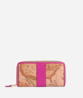 Social Soft zip-around wallet Magenta Social Soft zip-around wallet Magenta