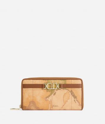 3D Geo zip-around wallet Chestnut 3D Geo zip-around wallet Chestnut