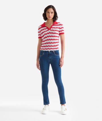 Stretch denim jeans with 1ᴬ Classe logo Bluestone Stretch denim jeans with 1ᴬ Classe logo Bluestone