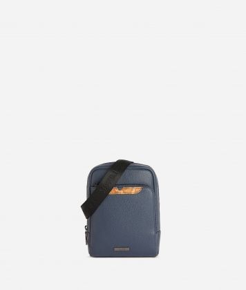 Trip Leather bandoliera piccola Denim Trip Leather bandoliera piccola Denim