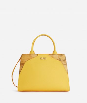 Java City large handbag Turmeric