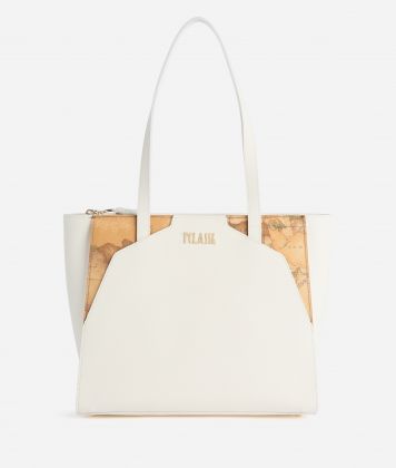 Java City medium shopper bag Ivory