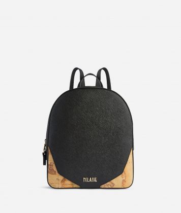 Java City two-zip backpack Black