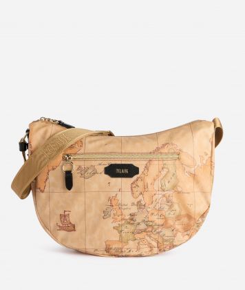Soft Fusion large halfmoon crossbody bag Black Soft Fusion large halfmoon crossbody bag Black