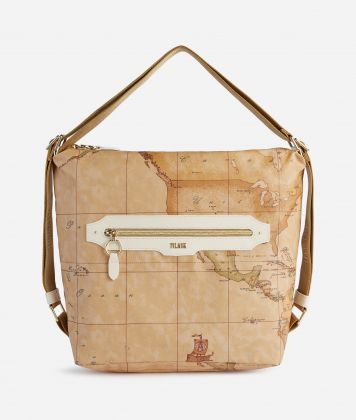 Soft Fusion dual-use shoulder bag Ivory