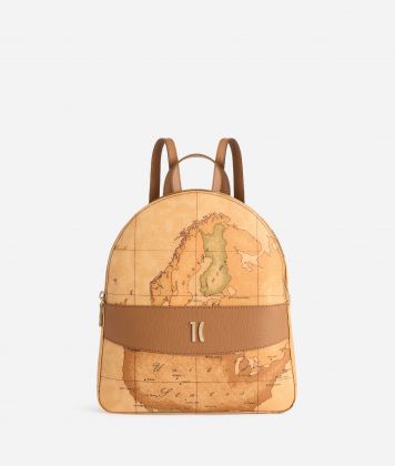 Heritage Geo backpack Leather Brown