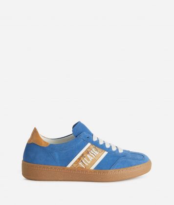 Suede leather sneakers Denim