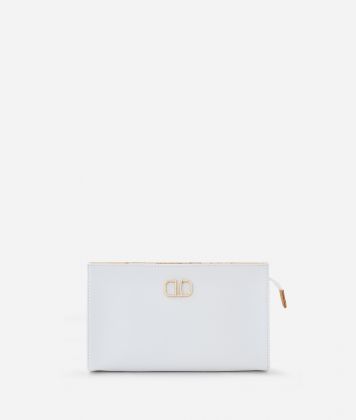 Large pouch with 1C detail White