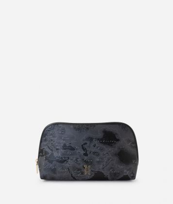 Trapezoid beauty case with Geo Night print Black Trapezoid beauty case with Geo Night print Black
