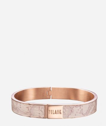 Lombard Street bangle with Geo Safari detail Rose Gold
