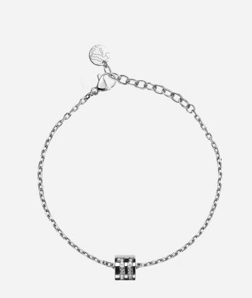 Sunset Boulevard bracelet with 1C charm Silver Sunset Boulevard bracelet with 1C charm Silver