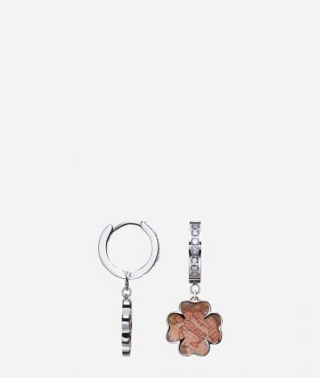 Lucky Lane pendant earrings with lucky clover Geo Classic Lucky Lane pendant earrings with lucky clover Geo Classic