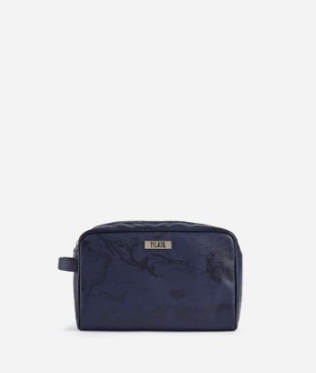 Mini handle clutch bag Blue