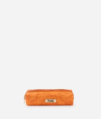 Rubberized fabric pencil case Melon Rubberized fabric pencil case Melon