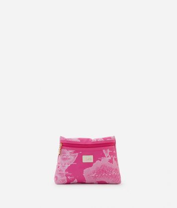 Medium trapeze pouch Geo Color Cyclamen