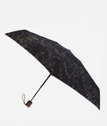 Geo Supermini umbrella with case Black