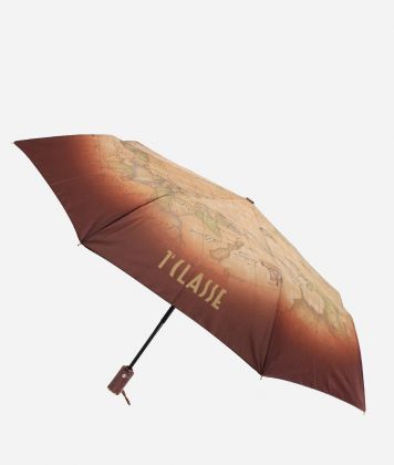 Geo Gradient mini umbrella Brown
