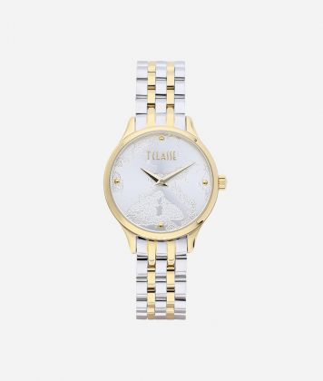 Capri Bicolor stainless steel watch Silver and Gold