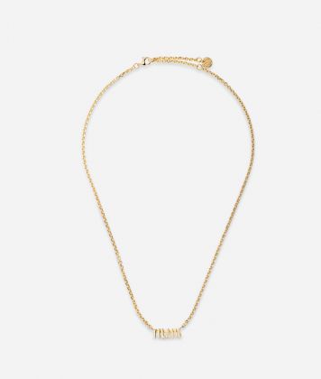 Montenapo silver necklace Yellow Gold