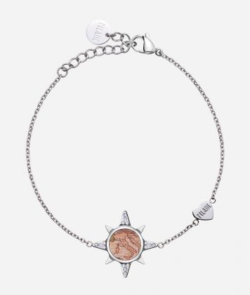 Compass Street bracciale con pendente Geo Classic Argento Compass Street bracciale con pendente Geo Classic Argento