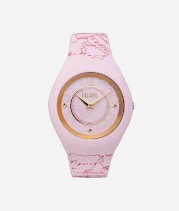 Saint Tropez silicone watch Pink
