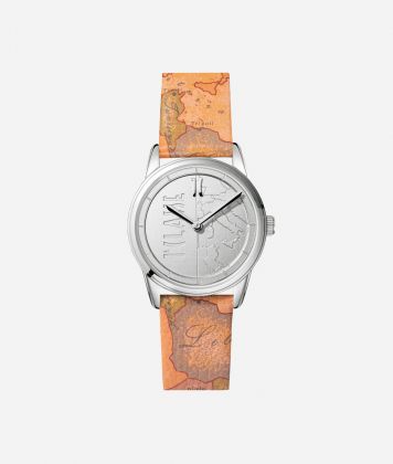 Nice watch with leather strap Geo Classic