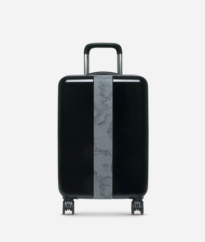 Solid Case Small suitcase in Geo Dark
