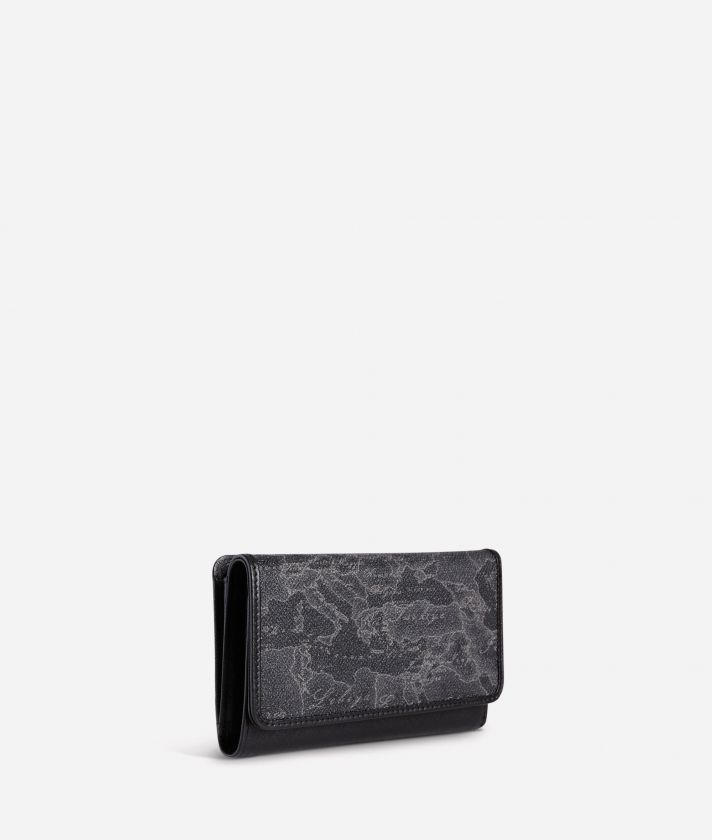 Geo Black Small wallet with pocket