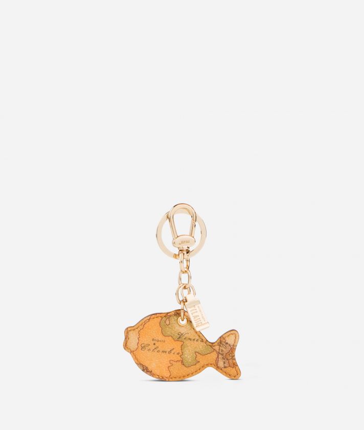 Geo Classic Fish shaped key ring