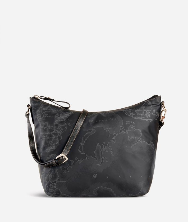 Geo Soft Black Medium shoulder bag